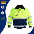 Hi Vis Gepolsterte Winterjacke mit Reflektorband Arbeitskleidung